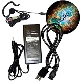 HQRP AC Adapter + Power Cord replacement for HP PAVILION DV1000 DV2000 DV2100 DV6000... by HQRP