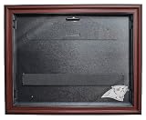 Carolina Panthers Removable Face Jersey Display, Mahogany