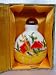 Chinese Enamel Glass Snuff Bottle : Peaches & Pomegranate Fruit Basket