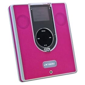 Aiptek Fidelity Mist II Speaker for iPod nano 2G (Pink) by Aiptek