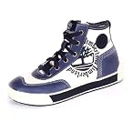 Timberland Earthkeepers Metro Network Lace Chukka With Zip Blue Smooth With Off White