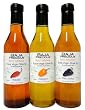 Baja Precious Spicy Infusions Trio: Habanero, Chipotle, Ancho Infused Olive Oil (Pack of 3 x 375ml Bottles)