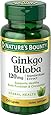 Nature's Bounty Ginkgo Biloba Standardized Extract 120 mg, 100 Capsules