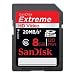 Sandisk 8GB EXTREME SDHC SD Card Class 6 (SDSDX3-8192 Bulk Package)
