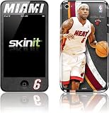 Skinit Miami Heat LeBron James #6 Action Shot Vinyl Skin for iPod Touch (4th Gen)