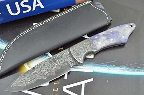 Christmas Gift Offer By ColdLand | Retail More Than 180$ Custom Handmade Damascus Steel Hunting Knife Z26