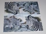 Produkt-Bild: Zebra II * Motivserviette 33 x 33cm - einzeln