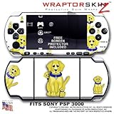 Puppy Dog on White WraptorSkinz Skin and Screen Protector Kit fits Sony PSP ....