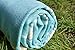 Dandelion - Basic Pattern - 100% Naturally-Dyed Cotton Turkish Towel Peshtemal - 71x39 Inches - Turquoise