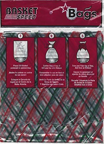 Christmas Holiday Basket Bags - 2 Ct.