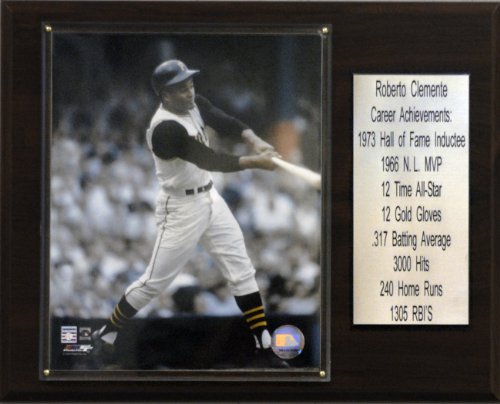 MLB Roberto Clemente Pittsburgh Pirates Career Stat Plaque