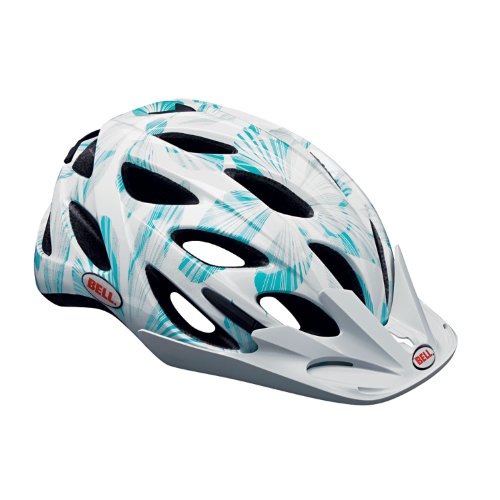 Bell Arella Bicycle Road Helmet White/Teal Flowers, Universal Sizing