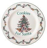Disneys Spode Christmas Tree Celebration Cookies for Santa Plate