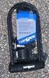 Top Lock Super Max Key U-Lock 12mm 4.5" x 9.5" Black