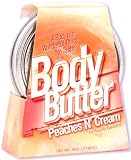 Doc Johnsons Edible Body Butter Massage Cream 4oz JAR PEACHES & CREAM