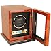 Wolf Designs BURLWOOD 2.7 Single Watch Winder for Rolex Breitling Tag Omega Cartier Hublot etc Uhrenbeweger