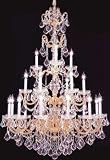 LAMPS BEAUTIFUL Madrid Twenty-One Light Crystal Chandelier by James R. Moder--Excellent customer service--see our feedback.