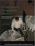 Contemporary Management Theory: Controlling and Analyzing Costs in Foodservice Operations (4th Edition)