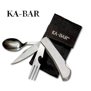 Hobo Fork/Knife/Spoon Diner Set, With Ballistic Sheath