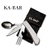 Hobo Fork/Knife/Spoon Diner Set, With Ballistic Sheath