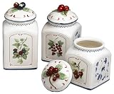 Villeroy & Boch Cottage Inn Canisters, Set of 3