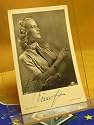 Autogrammkarte Marianne Simson. Gelaufen, Stempel 1942. ,AK
