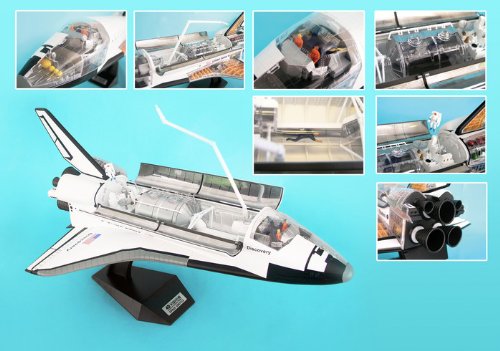 4D Puzzles PZ26116 4D Vision Space Shuttle Cutaway Model 1-72-image