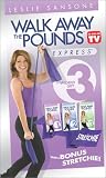 Leslie Sansone - Walk Away the Lbs Express 3-Pack [VHS]