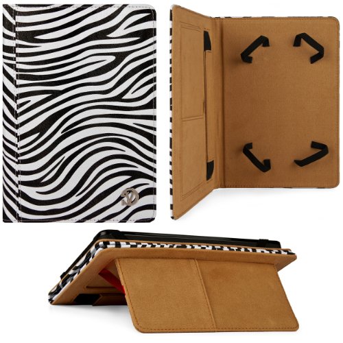 Abominable & White Zebra VG Mary Edition Faux Leather Eminence Carrying Case Cover for Kocaso M750B / M760 7-inch Capacitive Android Memorial