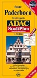 ADAC Stadtpläne, spezialgefaltet, Paderborn, Bad Lippspringe