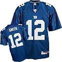 Steve Smith Jersey: Reebok Blue Replica #12 New York Giants Jersey