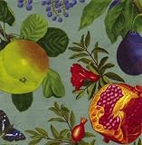 Caspari Set of 2 Royal Orchard Paper Cocktail Napkin Package, Blue