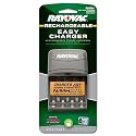 Rayovac Rechargeable Easy Charger, 4-position AA/AAA NiMH Battery Charger (Pack of 2)