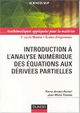 Introduction à l analyse numérique des équations aux dérivées partielles