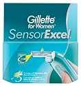 Gillette for Women Sensor Excel Refill Cartridges, 5-Count Boxes (Pack of 2)
