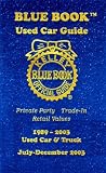 Kelley Blue Book Used Car Guide: Consumer Edition, July-December 2003