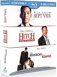 Will Smith : Sept vies / Hitch, expert en s�duction / A la recherche du bonheur - coffret 3 Blu-ray [Blu-ray]