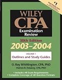 Wiley CPA Examination Review, Volume 1, Outlines and Study Guidelines, 30th Edition, 2003-2004