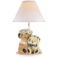 Mother and Daughter Teddy Bear Table Lamp
