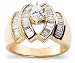 14k Choice of White or Yellow Gold Diamond Bridal Ring (1 cttw, I-J Color, I2 Clarity)