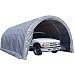Weatherguard IS 08220 8-1/2-Feet H by 12-Feet W by 20-Feet L Single Car-Small Boat Round Top Garage