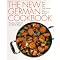 The Cookbooks on the Colorful Plate Kitchen Shelf