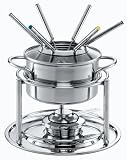 Silit Visio 6-1/2-Inch High Fondue Set,