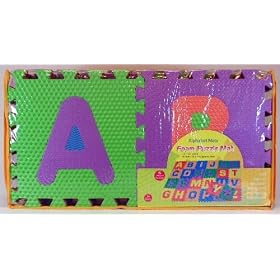 Click here to buy Alphabet Mats Foam Interlocking Puzzle Mat.