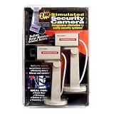 Set of 2 Dummy Security Fake Surveillance Cameras (Simulated to Look Real)