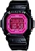 Casio Women's BG5601-1DR Baby-G Square Luminous Color Black Digital Watch