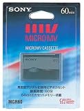 SONY MGR60 MICROMVカセット 60分