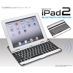 Apple iPad2 ��p �A���~���@���C�����X�L�[�{�[�h �P�[�X�@�J�o�[�@�V���o�[