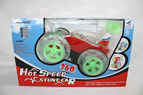 PSWholesale TY8019 Red Hot Speed Stunt Car With Rechargable Batteries 360 Degrees Rotation Perfect For Any Child as a Gift and Easy to Wrap