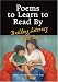 Poems to Learn to Read by: Building Literacy With Love